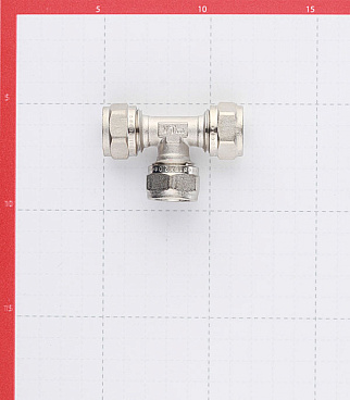 Тройник VALTEC (VTm.331.N.161616) 16 обж(ц) х 16 обж(ц) х 16 обж(ц)