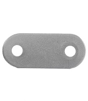 Пластина крепежная оцинкованная 40х16х1.7 мм (8 шт.)