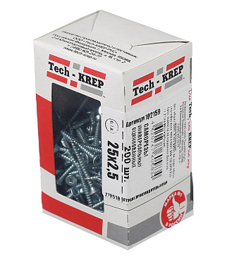 Саморезы универсальные 25x2,5 мм оцинкованные (200 шт.)