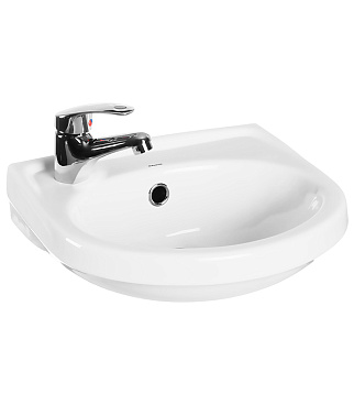 Раковина-мини Sanita Лада 37 см подвесная белая (LDASAWB01)