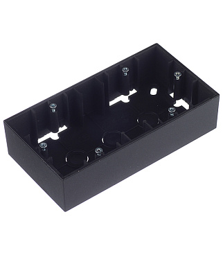 Коробка монтажная Simon 15 двухместная накладная графит (1590752-038)