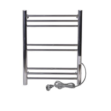 Полотенцесушитель электрический Тера Богема 600х432 мм 69 Вт с терморегулятором правый хром