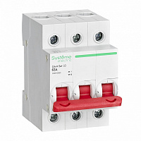 Выключатель нагрузки Systeme Electric City9 Set 3P 63А 230 В на DIN-рейку (C9S16363)
