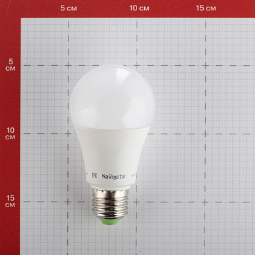 Лампа светодиодная Navigator E27 4000К 12 Вт 1000 Лм 24-48 В груша A60 матовая