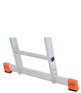 Лестница алюминиевая трансформер трехсекционная 14 ступеней Krause профессиональная