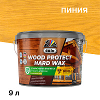 Антисептик Dufa Wood Protect Hard Wax декоративный для дерева пиния 9 л