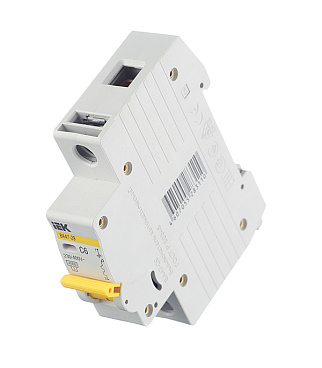 Автоматический выключатель модульный IEK Karat ВА 47-29 1P 6А тип C 4,5 кА 230/400 В (MVA20-1-006-C)