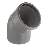Отвод Ostendorf HTB d110 мм 45° пластиковый для внутренней канализации (115120)