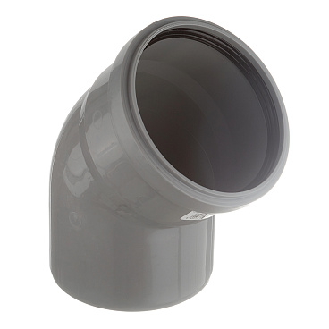 Отвод Ostendorf HTB d110 мм 45° пластиковый для внутренней канализации (115120)
