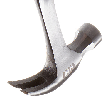 Молоток-гвоздодер цельнометаллический КМ 450 г обрезиненная ручка (675301)