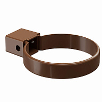 Хомут трубы пластиковый d80 мм Docke Standard светло-коричневый RAL 8017