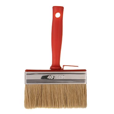 Кисть макловица смешанная щетина пластиковая ручка 140х40 мм для ЛКМ на водной основе и клея