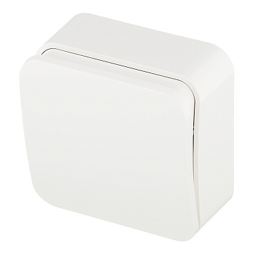 Выключатель Systeme Electric Blanca одноклавишный накладной молочный с самовозвратом (BLNCA101012)