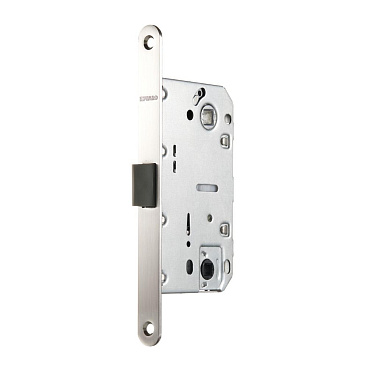 Замок врезной Fuaro PLASTP96WC-50 SN для межкомнатной двери под фиксатор матовый никель