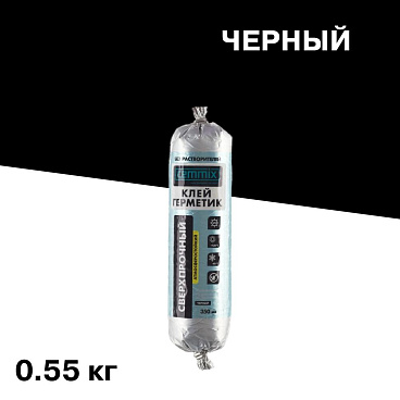 Клей-герметик гибридный Cemmix сверхпрочный PU65 черный 350 мл