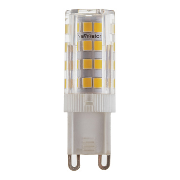 Лампа светодиодная Navigator G9 5 Вт 3000К теплый свет 220 В капсула (712665/71266)