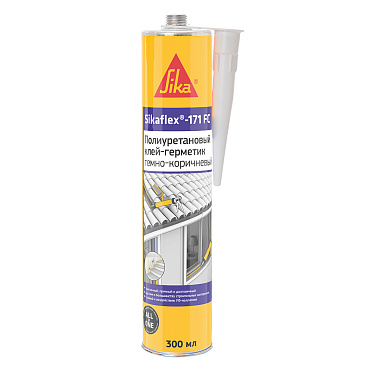 Клей-герметик полиуретановый Sika Sikaflex-171 FC темно-коричневый 300 мл