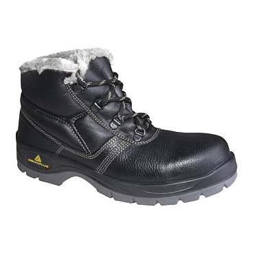 Ботинки рабочие кожаные с металлическим подноском размер 42 черные Delta Plus Jumper3 (JUMP3S3FENO42)