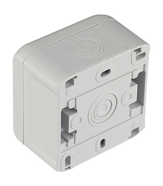 Переключатель Legrand Quteo двухклавишный накладной серый (782331)