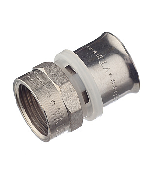Соединитель прямой VALTEC (VTm.202.N.002605) 26(пресс) х 3/4 ВР(г)