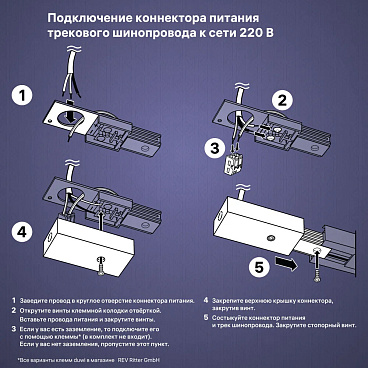Шинопровод однофазный Ritter Artline 2 м черный (59786 9)