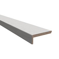 Наличник телескопический Атум 28 70х8х2140 мм ПВХ белый прямой (1 шт.)