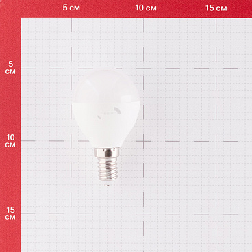 Лампа светодиодная Hesler E14  2700К 8 Вт 760 Лм 230 В шар матовая