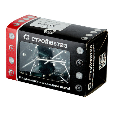 Заклепка вытяжная 4,0x10 мм алюминий/сталь зеленая RAL 6005 (100 шт.)