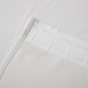 Штора вельвет белая 150х270 см Casa Conforte Holland Вельвет (2 шт.) (6176926)