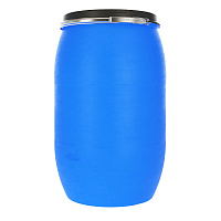 Бочка для жидких/сыпучих веществ ЗТИ Опен Топ 127 л полиэтиленовая широкая горловина