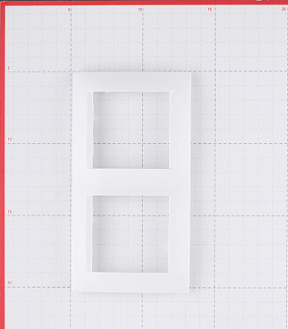 Рамка Simon 15 двухместная белая (1500620-030)