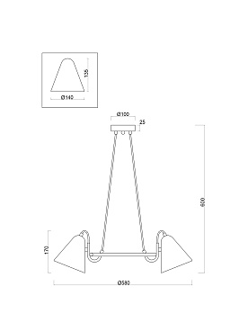 Подвесной светильник Freya FR8001PL-03WG
