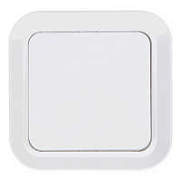 Выключатель Makel Siva Ustu одноклавишный накладной белый (45101)