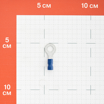 Наконечник кольцевой изолированный КВТ НКИ d6 мм 1-2,5 кв. мм (30 шт.)