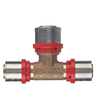 Тройник Tiemme 20(пресс) х 26(пресс) х 20(пресс)