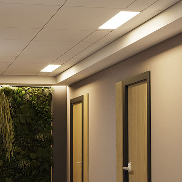 Светильник светодиодный накладной Gauss WLF-1 4000К 40 Вт IP20 белый (844425236)