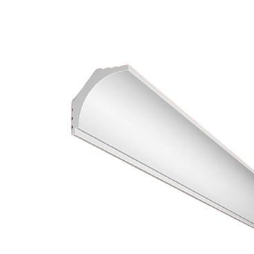 Плинтус потолочный из экополимера ударопрочный 43х43х2000 мм Cosca Decor KX