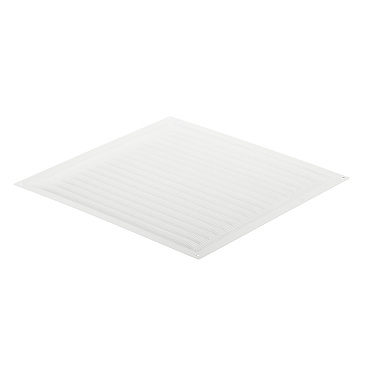 Решетка вентиляционная стальная Era 300х300 мм с сеткой белая