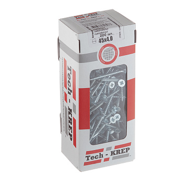 Саморезы универсальные 45x4,0 мм оцинкованные (200 шт.)