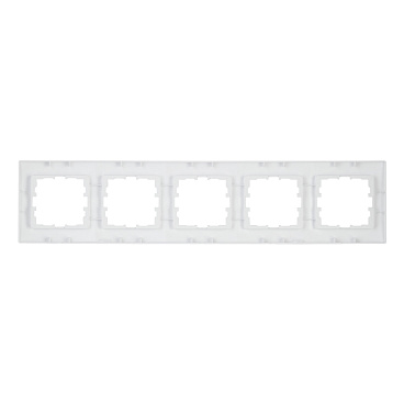 Рамка Lezard Karina пятиместная белая (707-0200-150)
