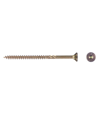 Саморезы по дереву 80x5,0 мм потайная головка конструкционные (8 шт.)