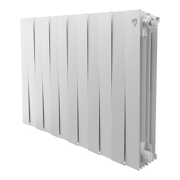 Радиатор биметаллический Royal Thermo Piano Forte 500 мм 12 секций 1" боковое подключение белый