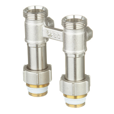 Узел нижнего подключения Simplex DT2/50 3/4 ВР(г) х 3/4 НР(ш) ЕК для радиатора (F10084)