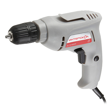 Дрель сетевая Интерскол Д-10/420ЭР 420 Вт быстрозажимной патрон (672.1.0.00)