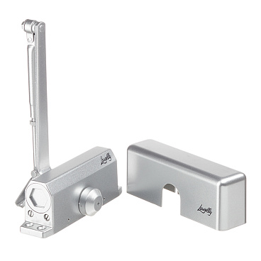 Доводчик дверной Lavelly (25-45 кг) серебро