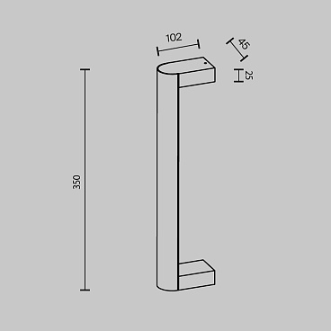 Настенный светильник (бра) Maytoni MOD288WL-L5G3K