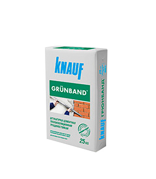 Штукатурка цементная Knauf Грюнбанд трещиностойкая 25 кг