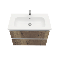 Тумба подв Электра/Electra 80 под умыв-к Creavit Идеал/IDEAL 80, дуб Рока, LE-WCAB-80-222