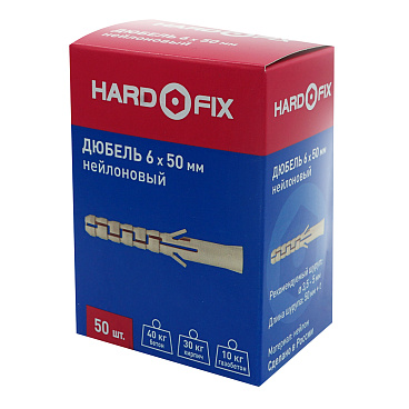 Дюбель распорный Hard-Fix 6x50 мм нейлон (50 шт.)