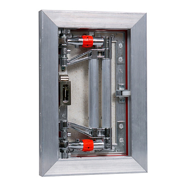 Люк ревизионный под плитку Практика EuroFormat-R алюминиевый 200х300 мм скрытый нажимной